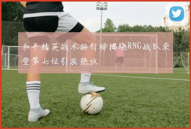 和平精英战术排行榜揭晓RNG战队荣登第七位引发热议